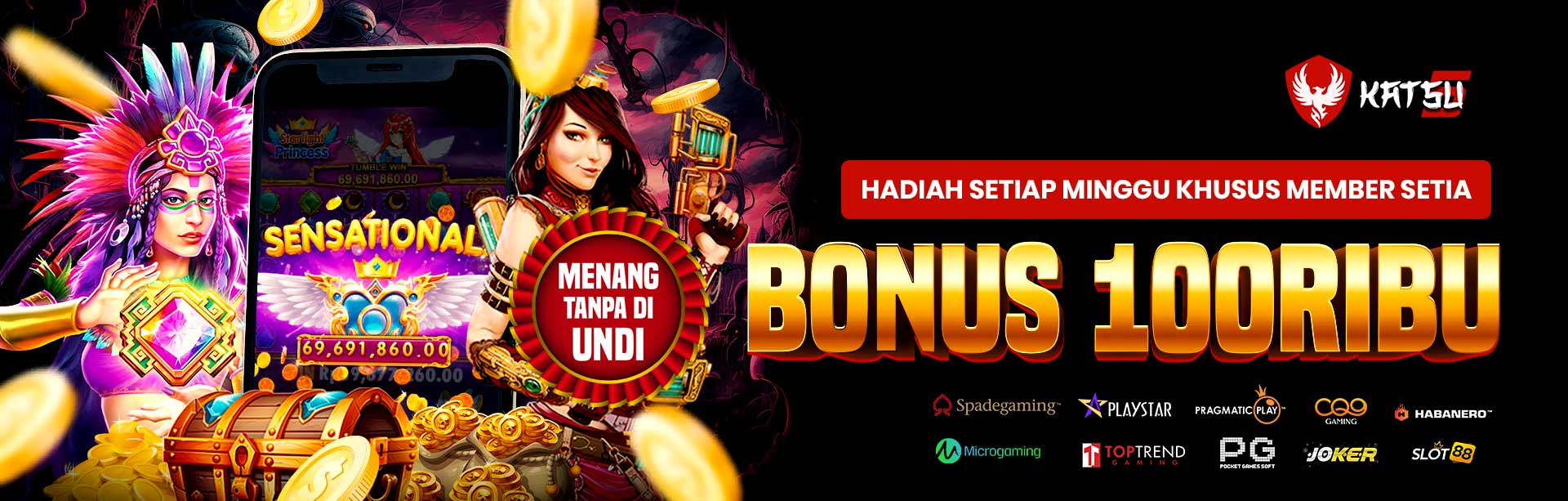 Bonus Mingguan Member Setia KATSU5