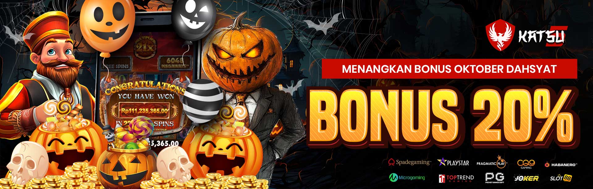 BONUS OKTOBER DAHSYAT DOUBLE SERUNYA