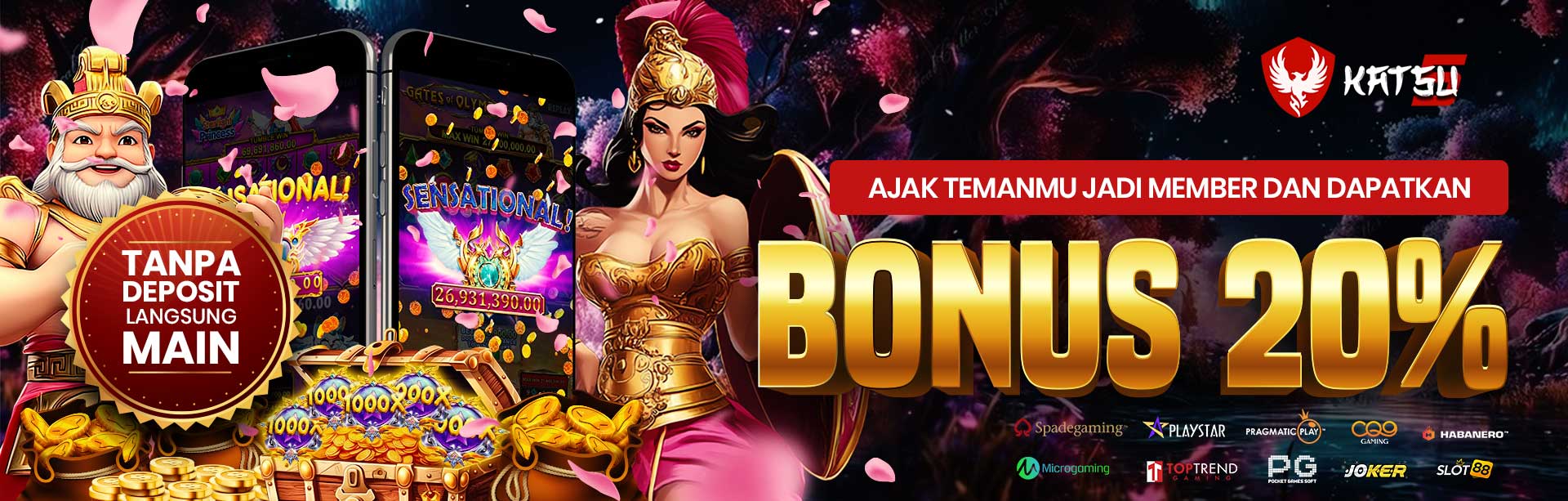 Katsu5 Bonus Member Event Agustus